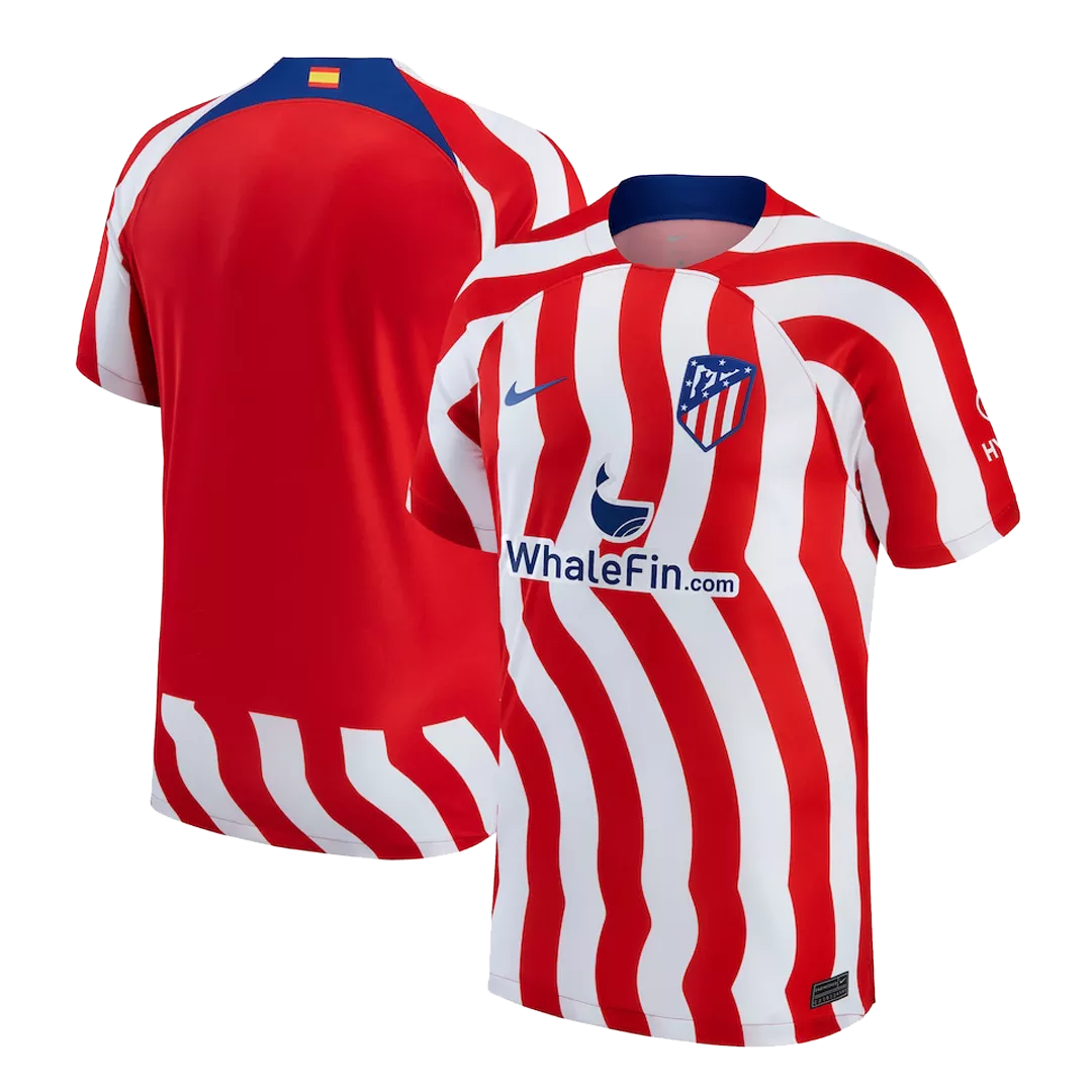 Atletico Madrid Jersey Soccer Jersey Home 2022-2023