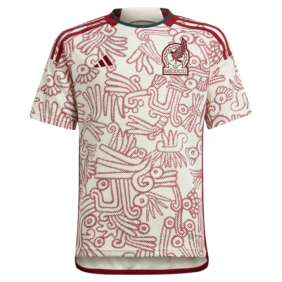 Mexico 22/23 Soccer Jersey Burgundy