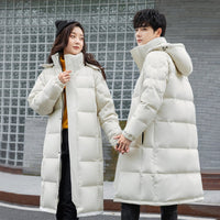 Casual Winter Coat Fashion Hooded Long Down Jacket